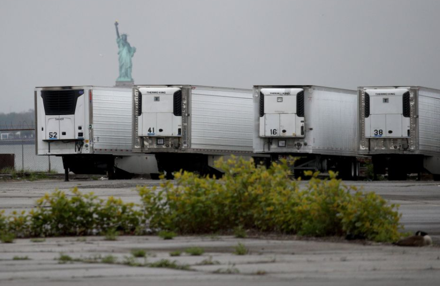 New York: Tijela stotine mrtvih od koronavirusa još uvijek se čuvaju u kamionima s zamrzivačem